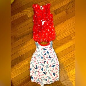 Burt's Bees Cotton Romper / Bubble Bundle 18-24 MO